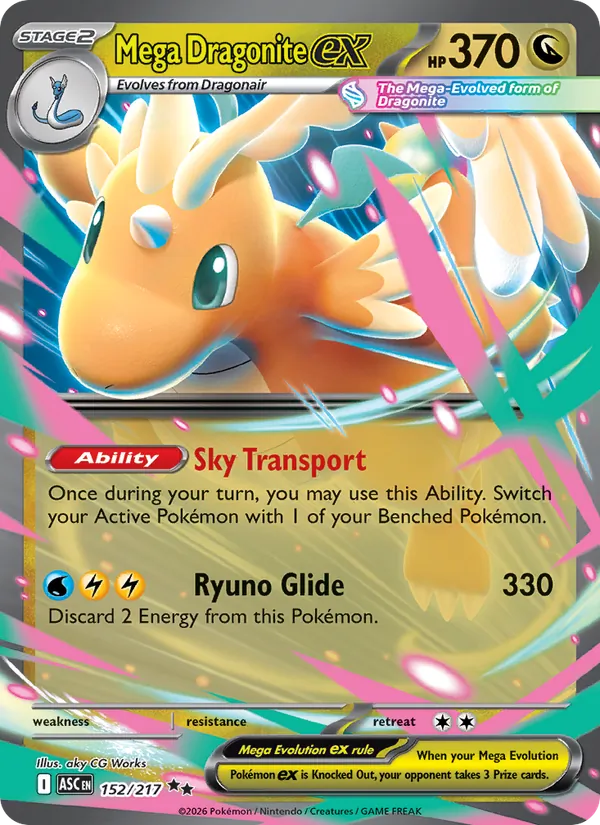 Mega Dragonite ex – Ascended Heroes 152