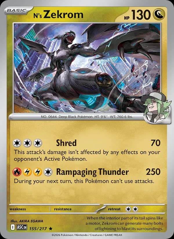 N's Zekrom – Ascended Heroes 155