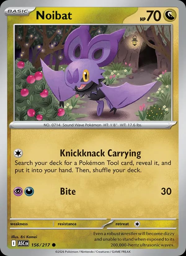 Noibat – Ascended Heroes 156