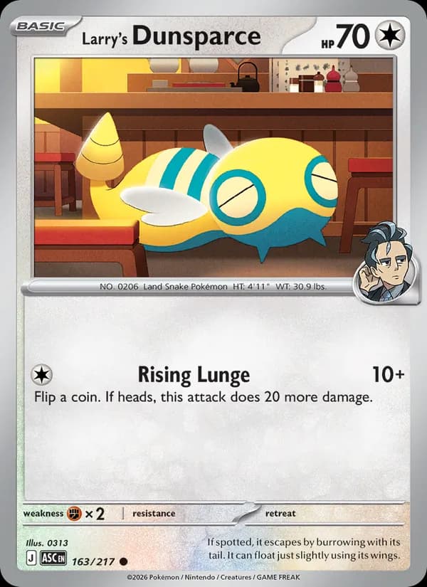 Larry's Dunsparce – Ascended Heroes 163