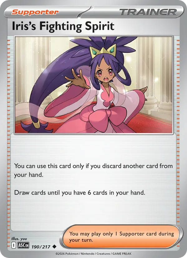 Iris's Fighting Spirit – Ascended Heroes 190