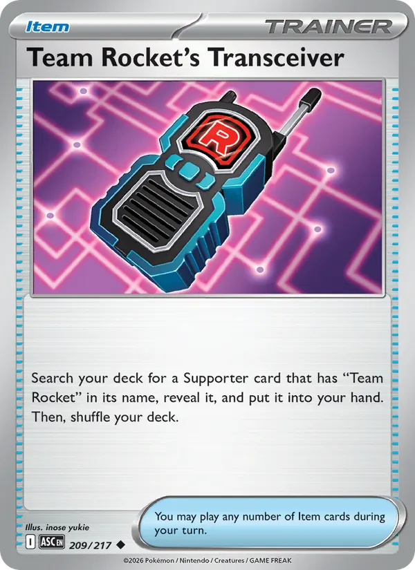 Team Rocket's Transceiver – Ascended Heroes 209