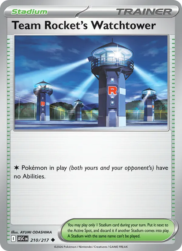 Team Rocket's Watchtower – Ascended Heroes 210