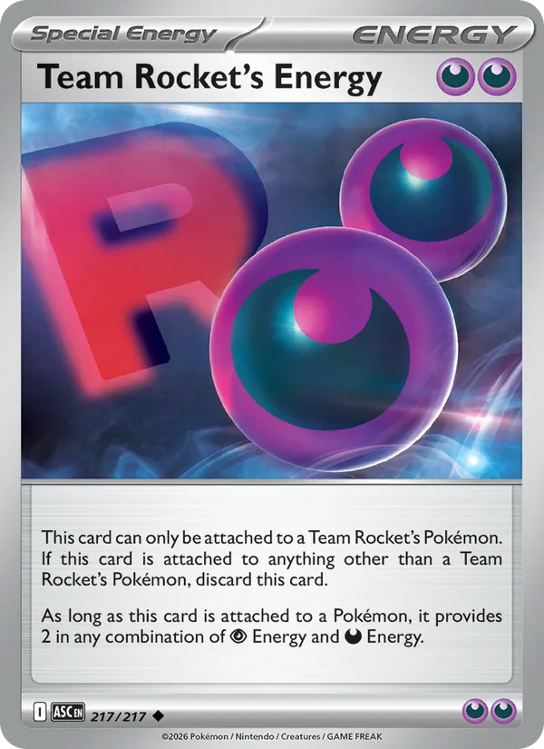 Team Rocket's Energy – Ascended Heroes 217