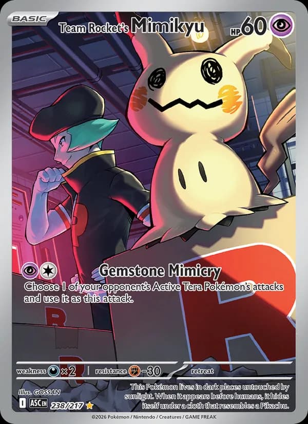 Team Rocket's Mimikyu – Ascended Heroes 238