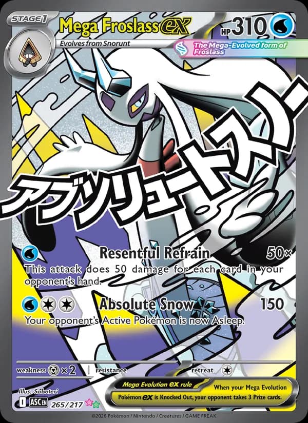 Mega Froslass ex – Ascended Heroes 265