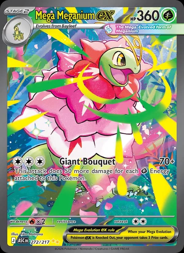 Mega Meganium ex – Ascended Heroes 272