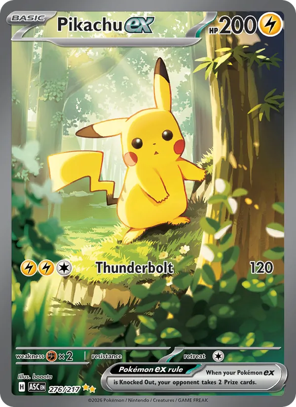 Pikachu ex – Ascended Heroes 276