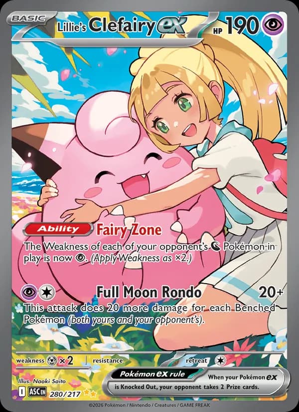 Lillie's Clefairy ex – Ascended Heroes 280