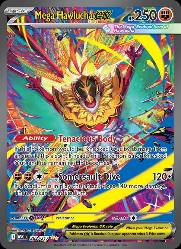 Mega Hawlucha ex – Ascended Heroes 283
