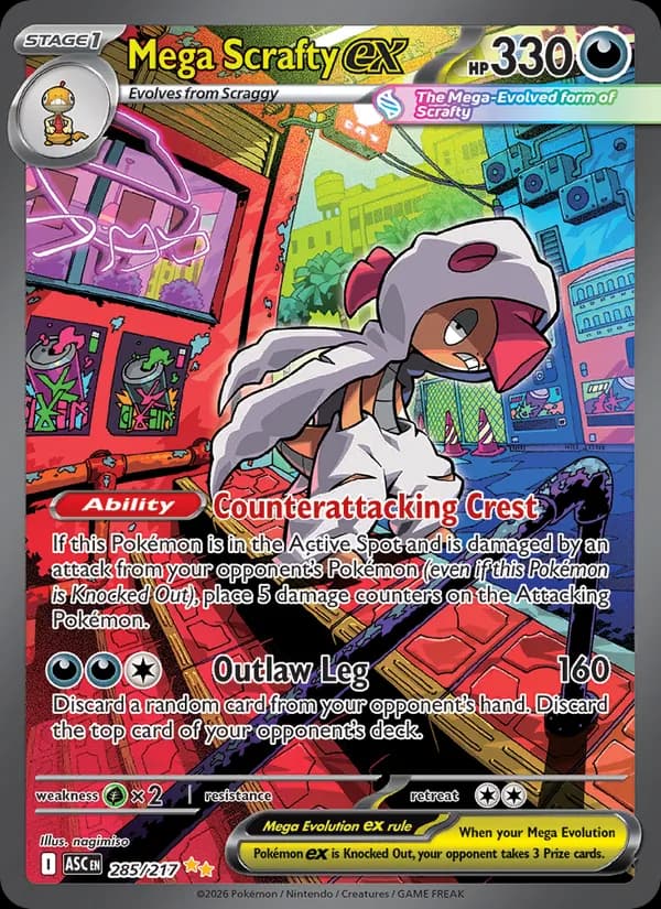 Mega Scrafty ex – Ascended Heroes 285