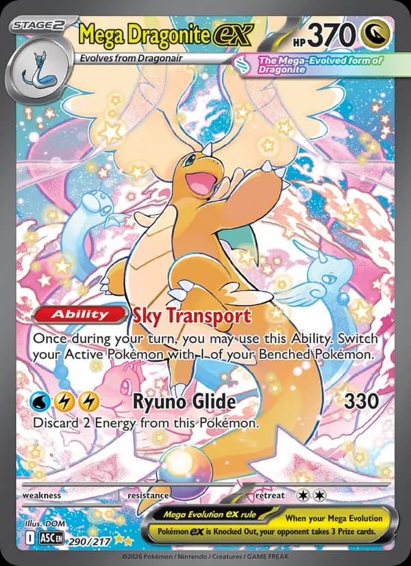 Mega Dragonite ex – Ascended Heroes 290