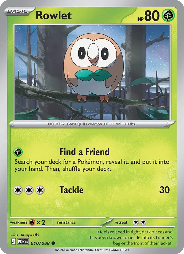 Rowlet – Perfect Order 010