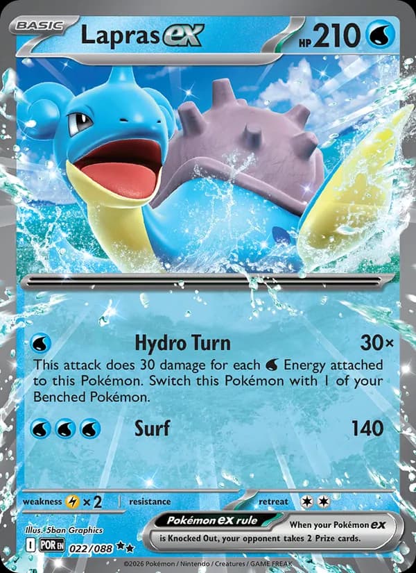 Lapras ex – Perfect Order 022