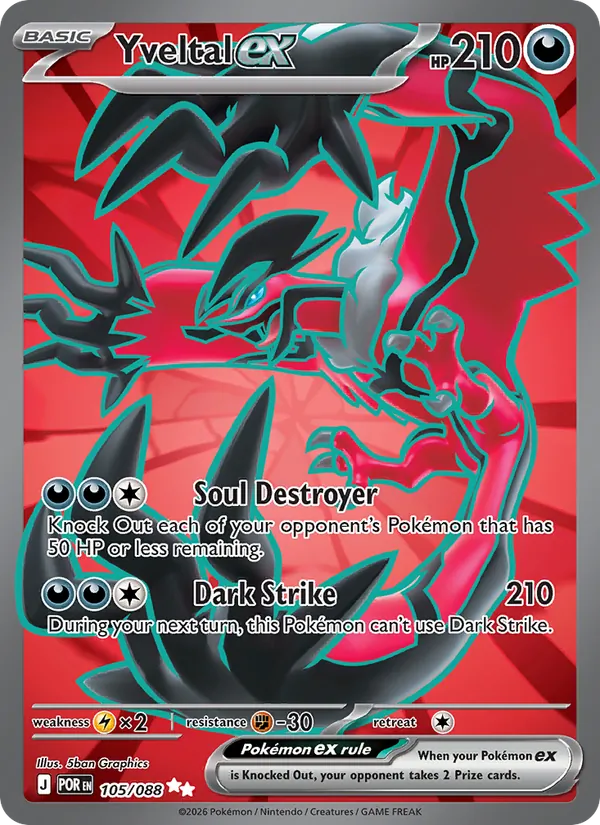 Yveltal ex – Perfect Order 105