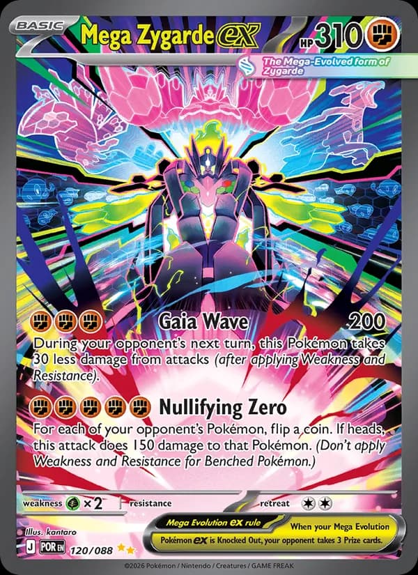 Mega Zygarde ex – Perfect Order 120