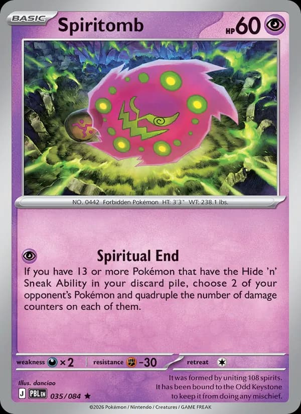 Spiritomb – Pitch Black 035