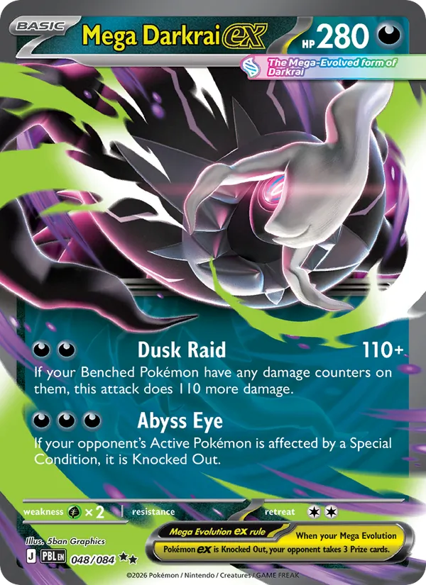 Mega Darkrai ex – Pitch Black 048