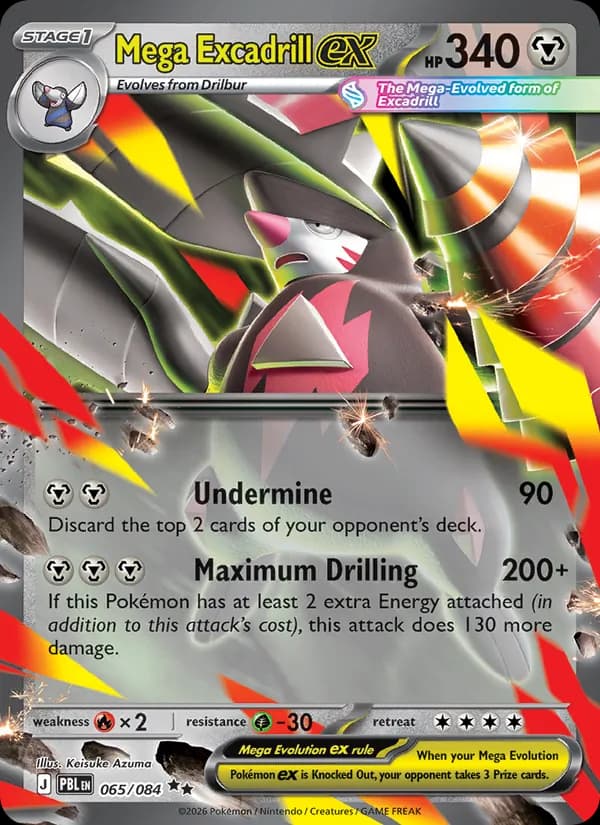 Mega Excadrill ex – Pitch Black 065