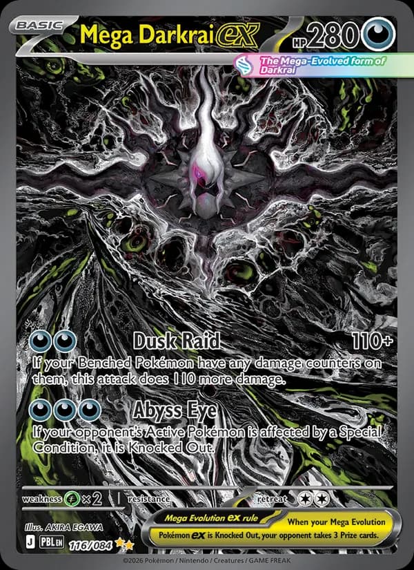 Mega Darkrai ex – Pitch Black 116
