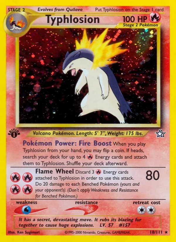 Typhlosion – Neo Genesis 18