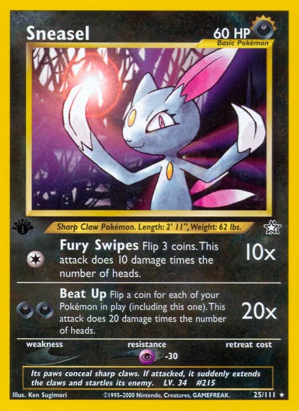 Sneasel – Neo Genesis 25