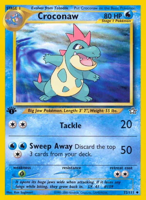 Croconaw – Neo Genesis 32