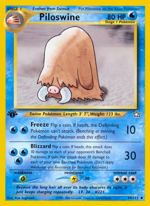 Piloswine – Neo Genesis 44