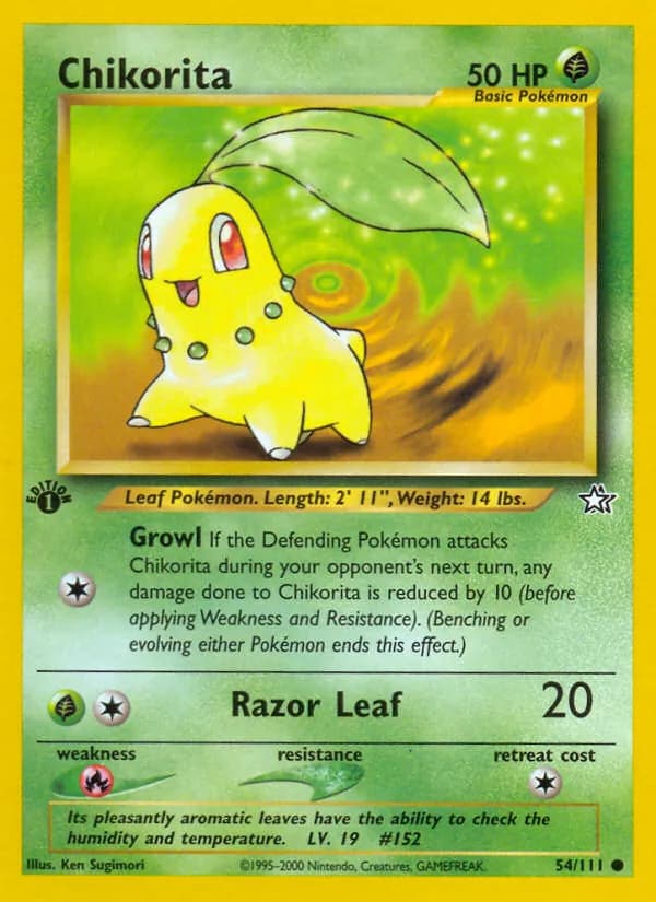 Chikorita – Neo Genesis 54