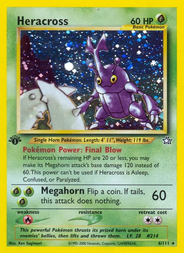 Heracross – Neo Genesis 6