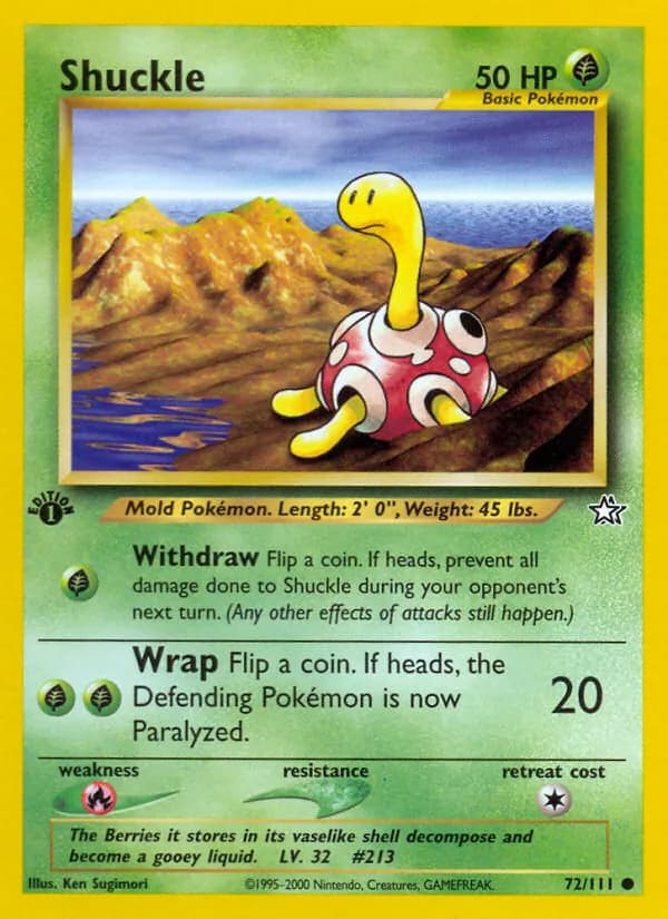 Shuckle – Neo Genesis 72