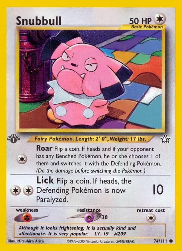 Snubbull – Neo Genesis 74