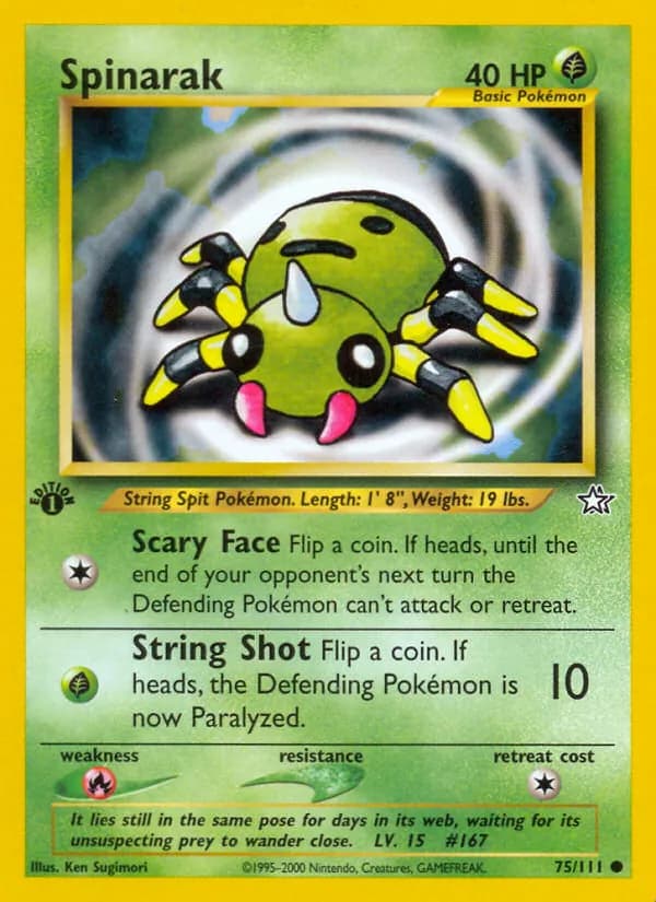 Spinarak – Neo Genesis 75
