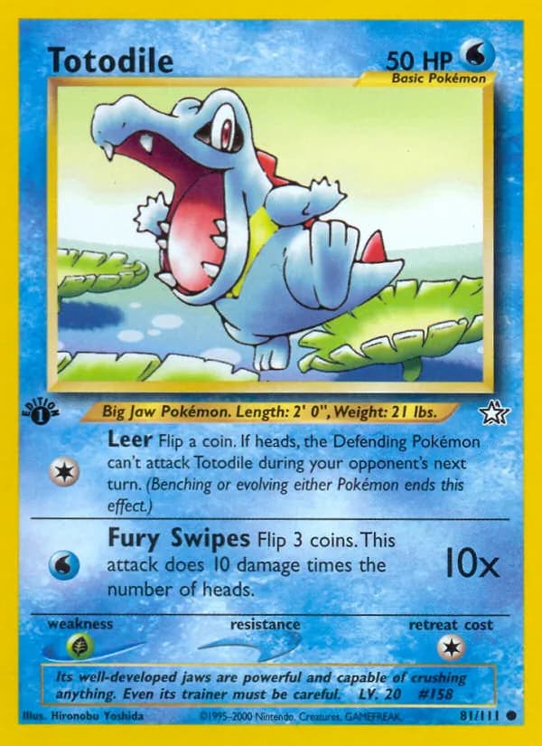 Totodile – Neo Genesis 81
