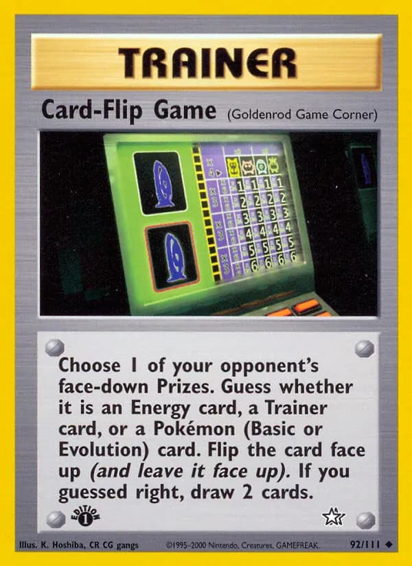 Card-Flip Game – Neo Genesis 92