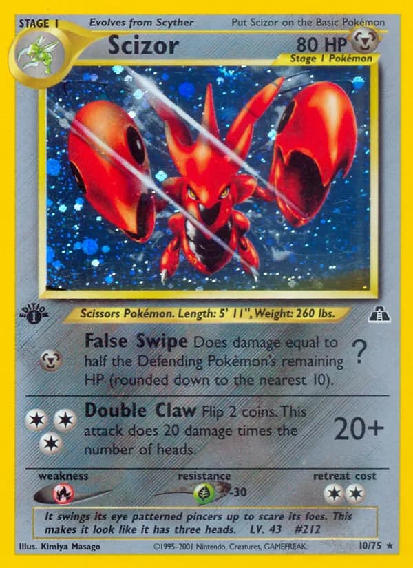 Scizor – Neo Discovery 10