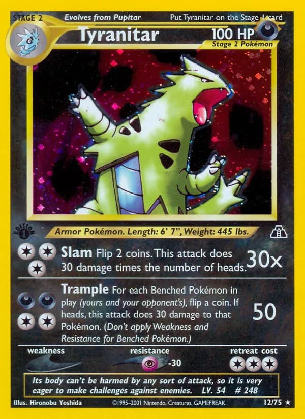 Tyranitar – Neo Discovery 12