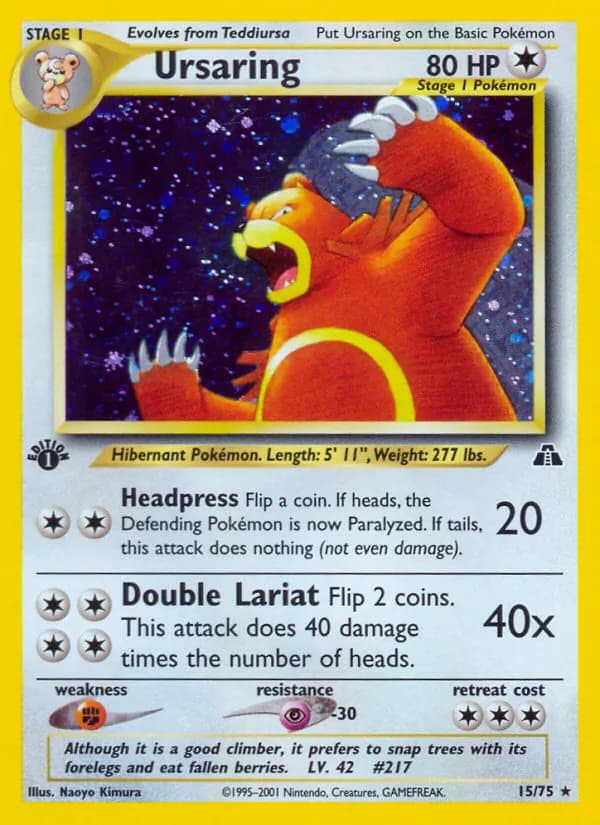 Ursaring – Neo Discovery 15