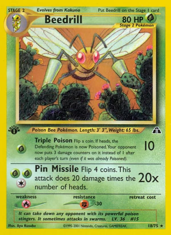Beedrill – Neo Discovery 18