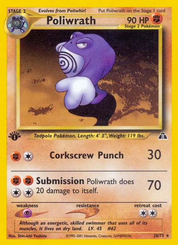 Poliwrath – Neo Discovery 28