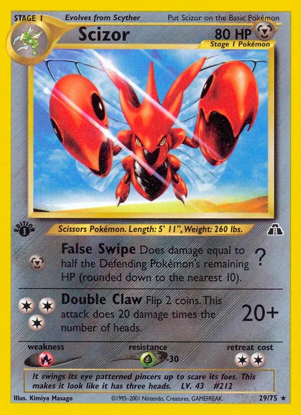 Scizor – Neo Discovery 29