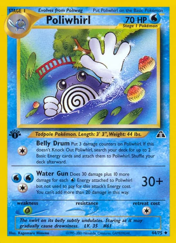 Poliwhirl – Neo Discovery 44