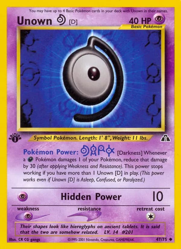 Unown [D] – Neo Discovery 47