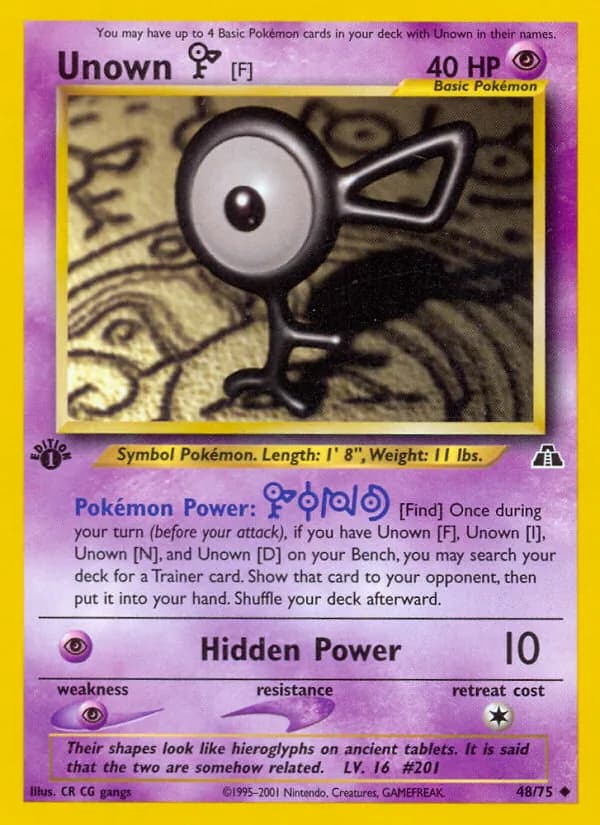 Unown [F] – Neo Discovery 48