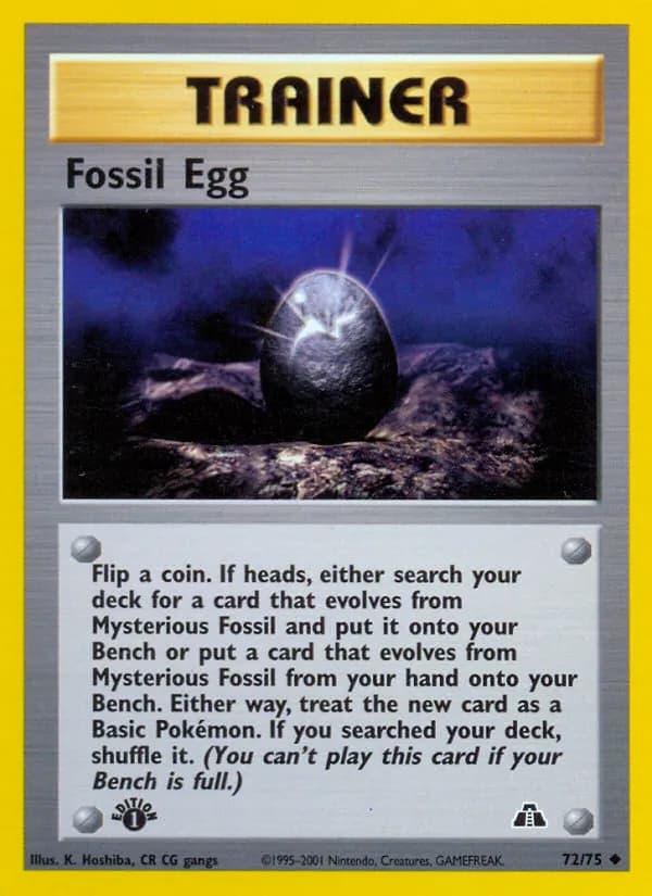 Fossil Egg – Neo Discovery 72