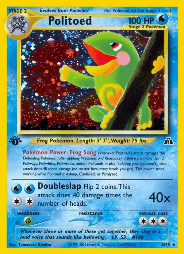 Politoed – Neo Discovery 8