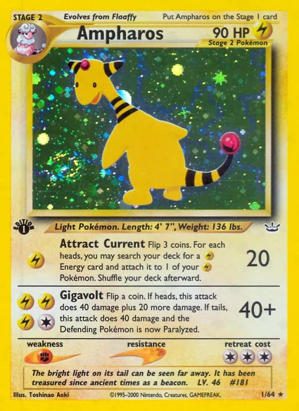 Ampharos – Neo Revelation 1