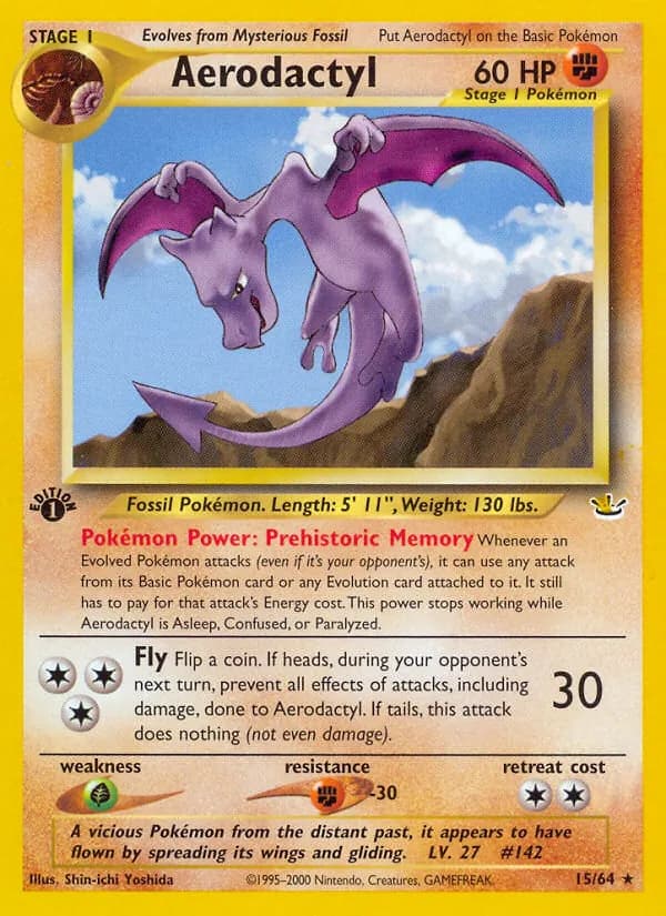 Aerodactyl – Neo Revelation 15