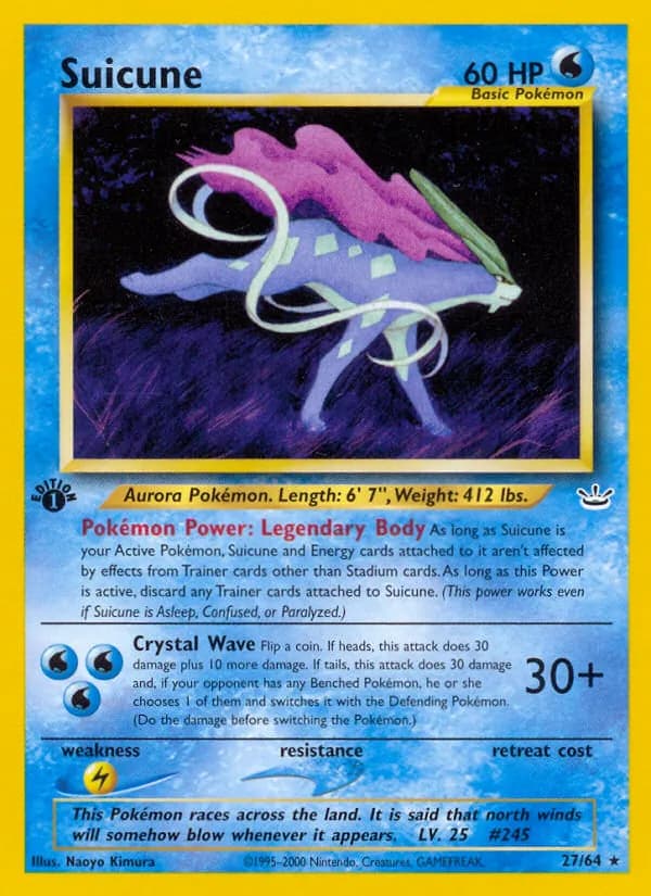 Suicune – Neo Revelation 27