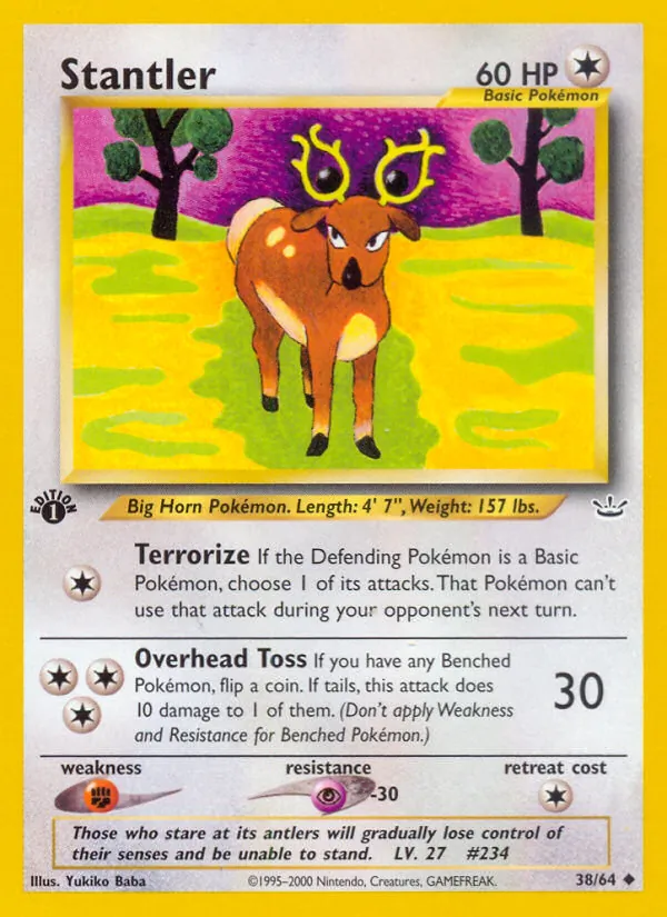 Stantler – Neo Revelation 38